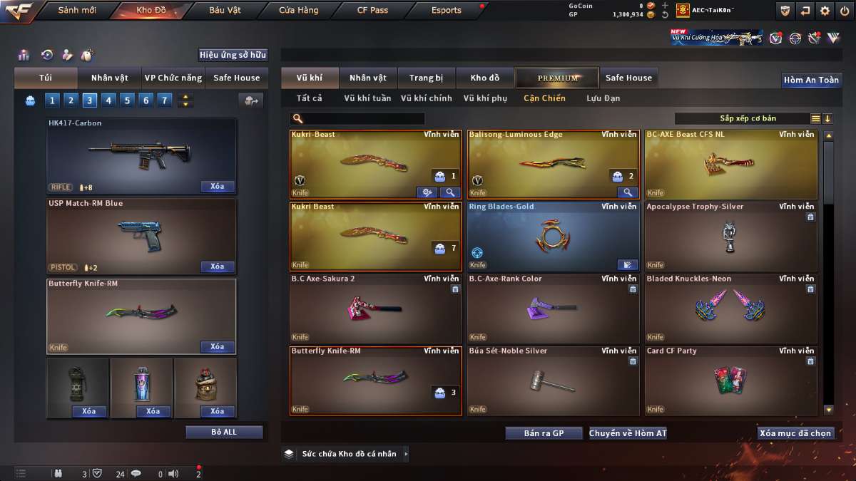 shop acc cf uy tin gia re